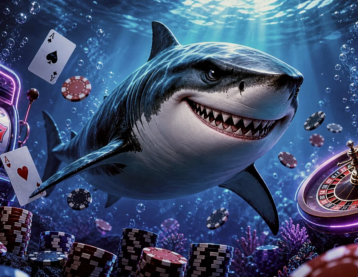 Start at WinShark Australia with €2500 and 300 spins